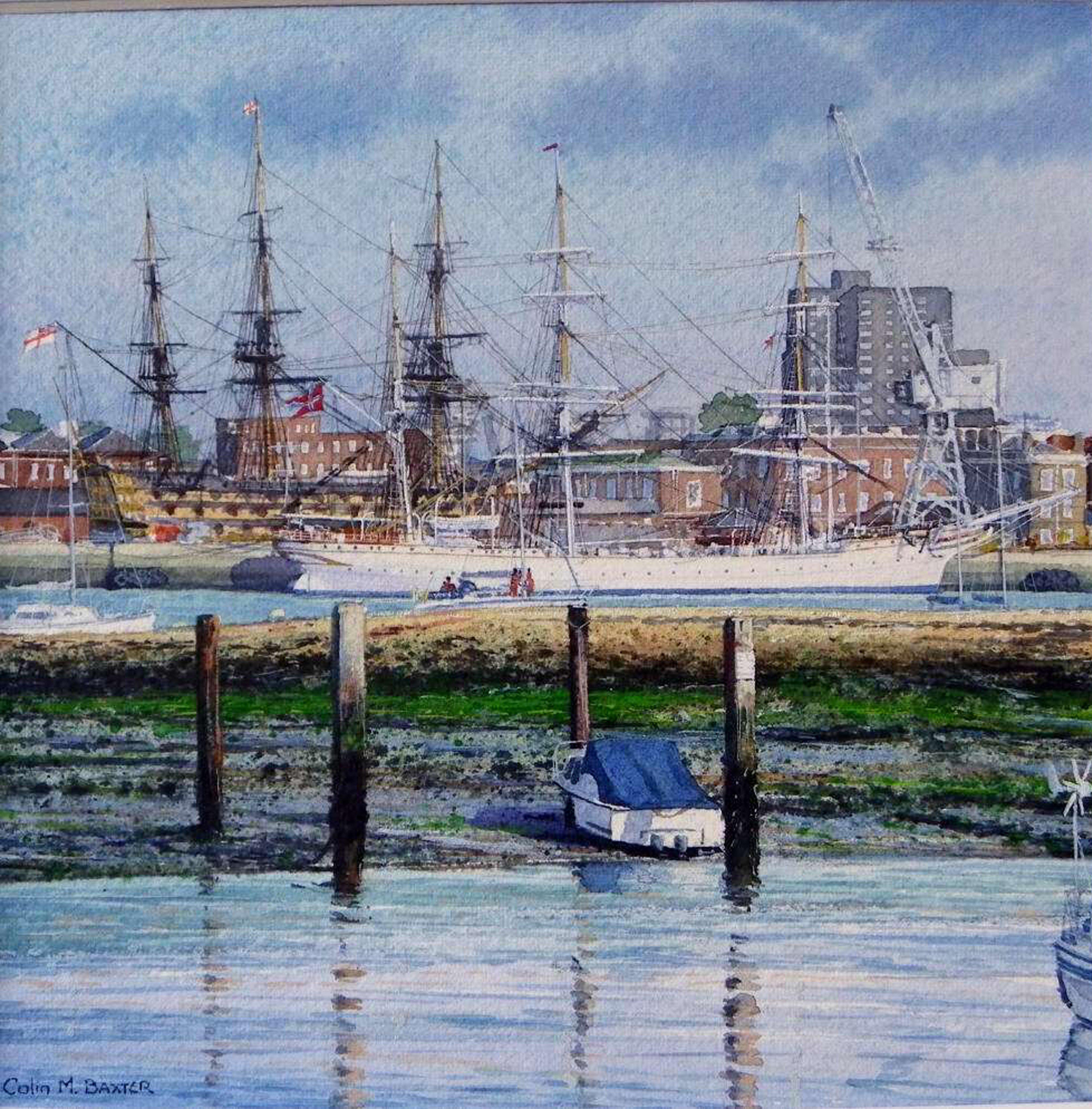 13 of the best paintings by Gosportbased marine artist Colin M Baxter